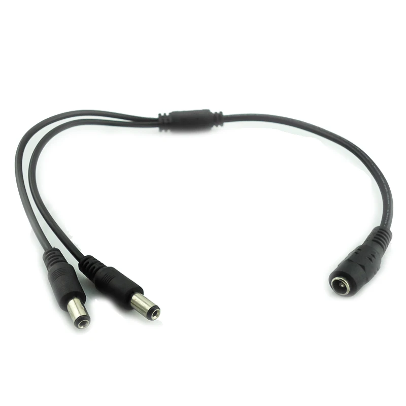 

10Pieces 2.1*5.5mm 1 Female to 2 4 8 Male DC Power Splitter Plug Cable for CCTV Camera Accessories power Supply adapter 12V