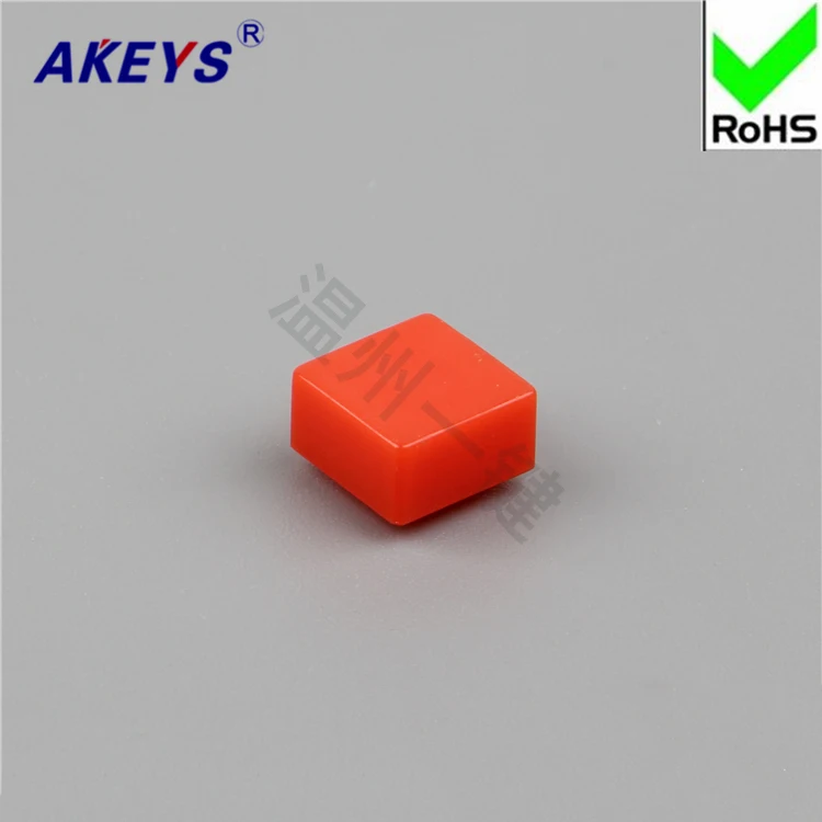 

20PCS A39 / 12 / 12 / 7.3 red / blue square plastic keypad cap dustproof cap waterproof cap