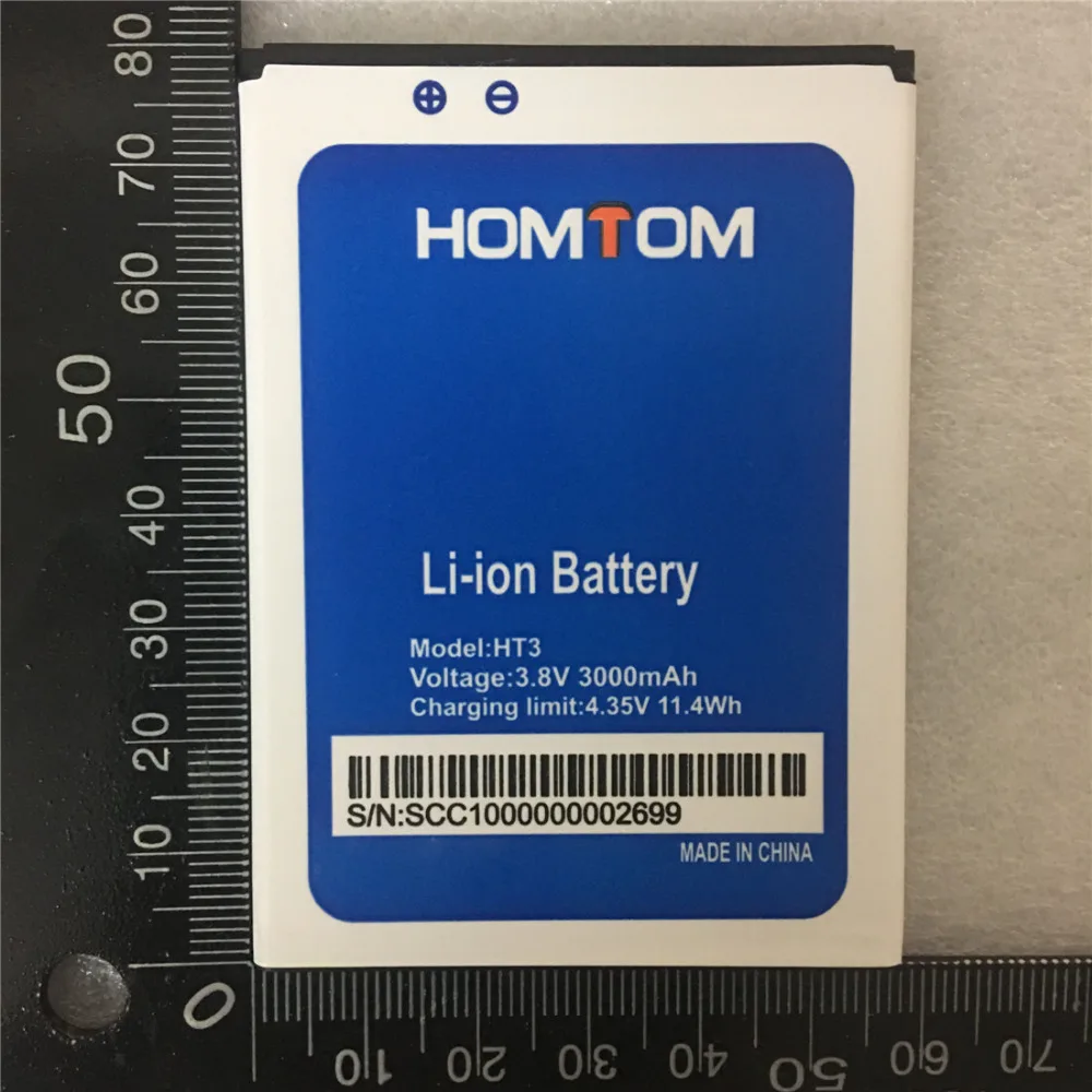 Высокое качество Новый резервный аккумулятор HT3 для Homtom Pro 3 8 V 3000mAh Замена