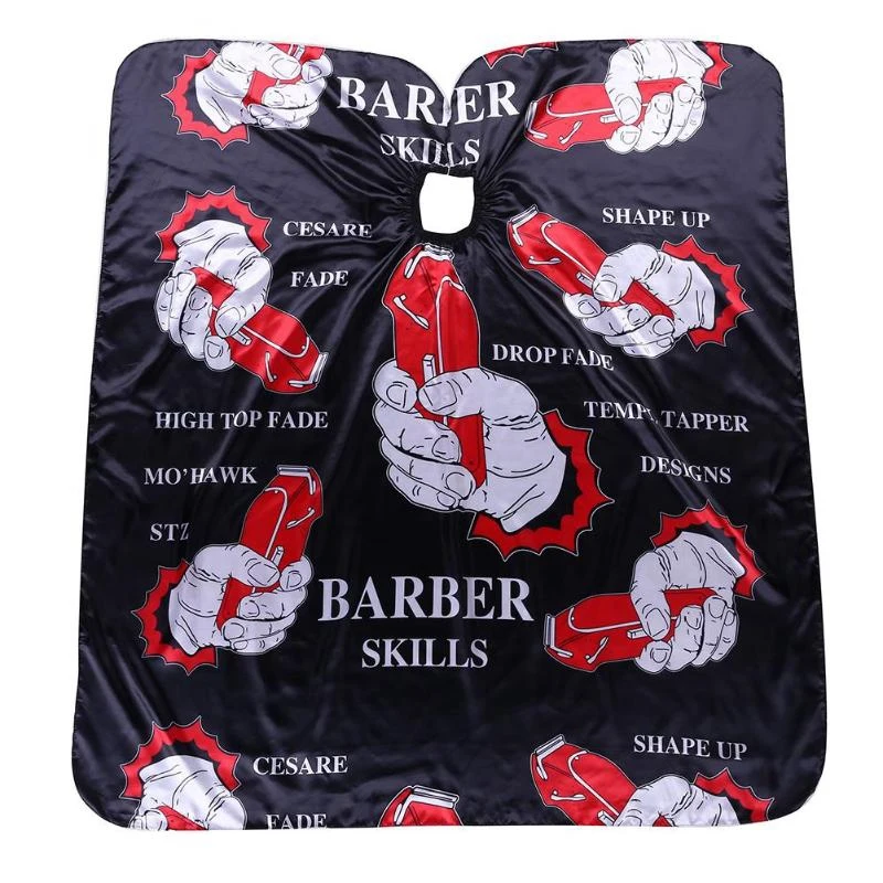 Водонепроницаемый стрижки волос стрижка узор накидка для салона, парикмахерской парикмахерские фартуки Обёрточная бумага платье инструменты парикмахерский фартук