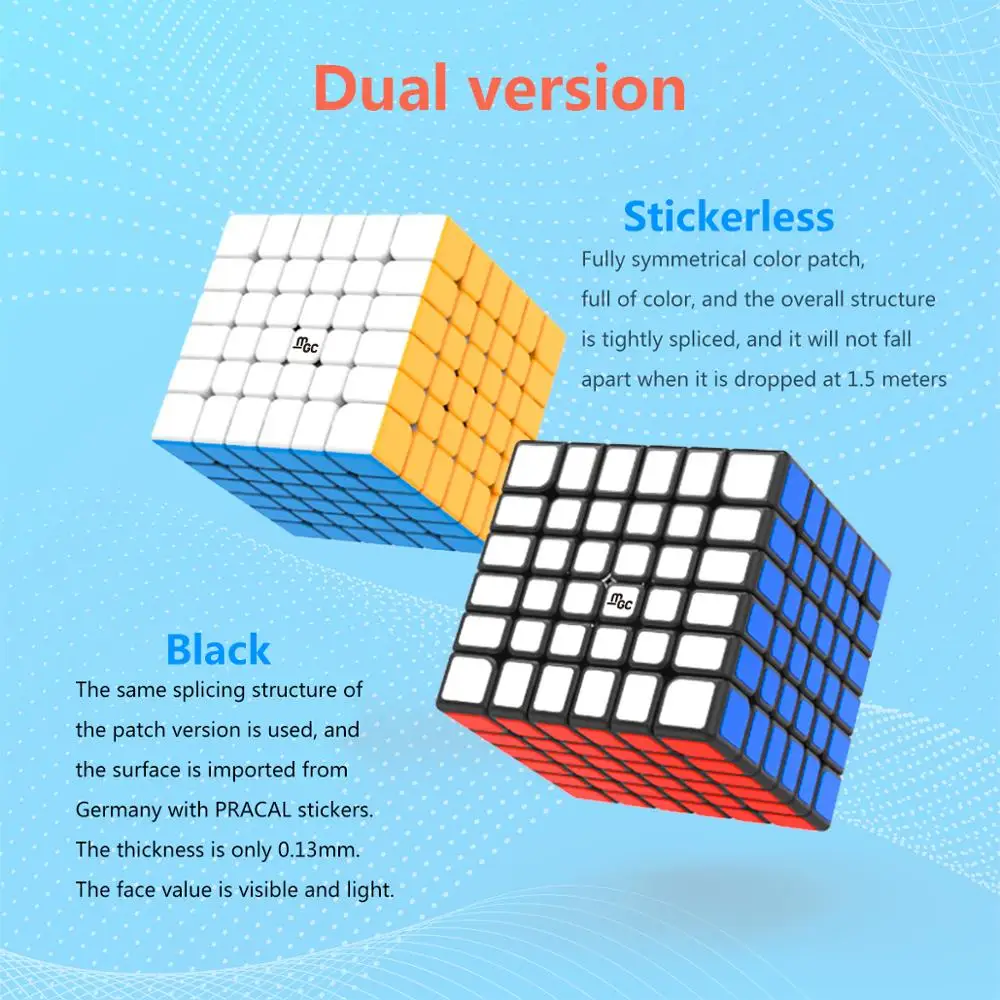 YJ MGC 6 Cube 6x6 magnetic magic cube yongjun MGC 6 magnets puzzle speed cubes educational toys for kids