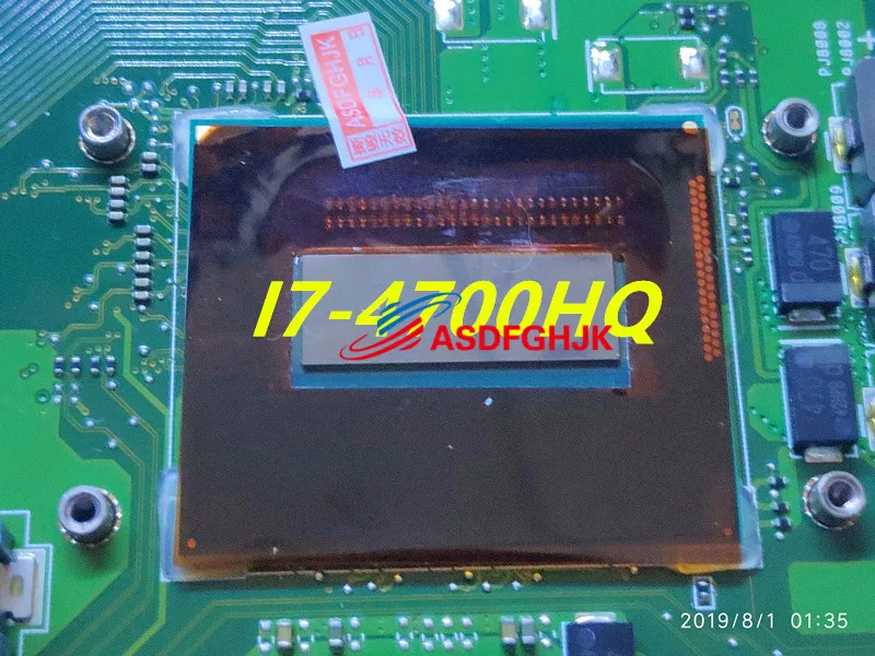 Very best  G750J Onboard I7-4710HQ i7-4700CPU mainboard For ASUS G750JZ G750J G750JS laptop motherboard 60NB04