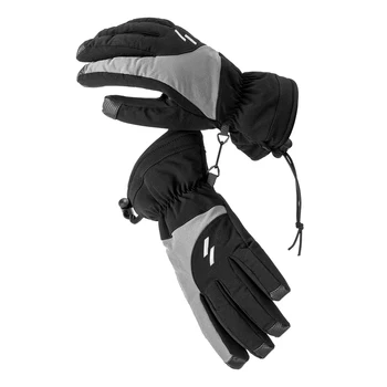 

Winter Thermal Ski Gloves Leather Heated Gants Chauffant Glove Cycling Motorcycle Bicycle Skiing Gloves Unisex New