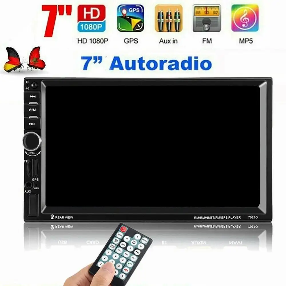 

7-Inch Touch Screen Car Mp5 With Gps Navigator Wireless Gps Navigator Car Usb Mp3 Navigator With Map