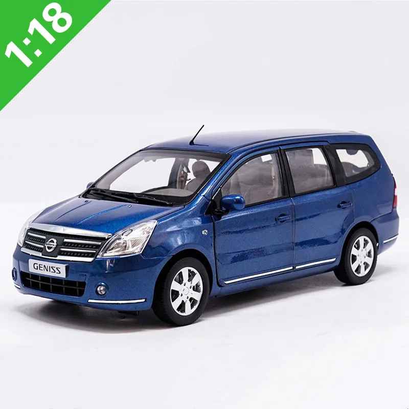 Бутик 1:18 Nissan GENISS MPV 6-дверная модель из сплава автомобиля литого под давлением