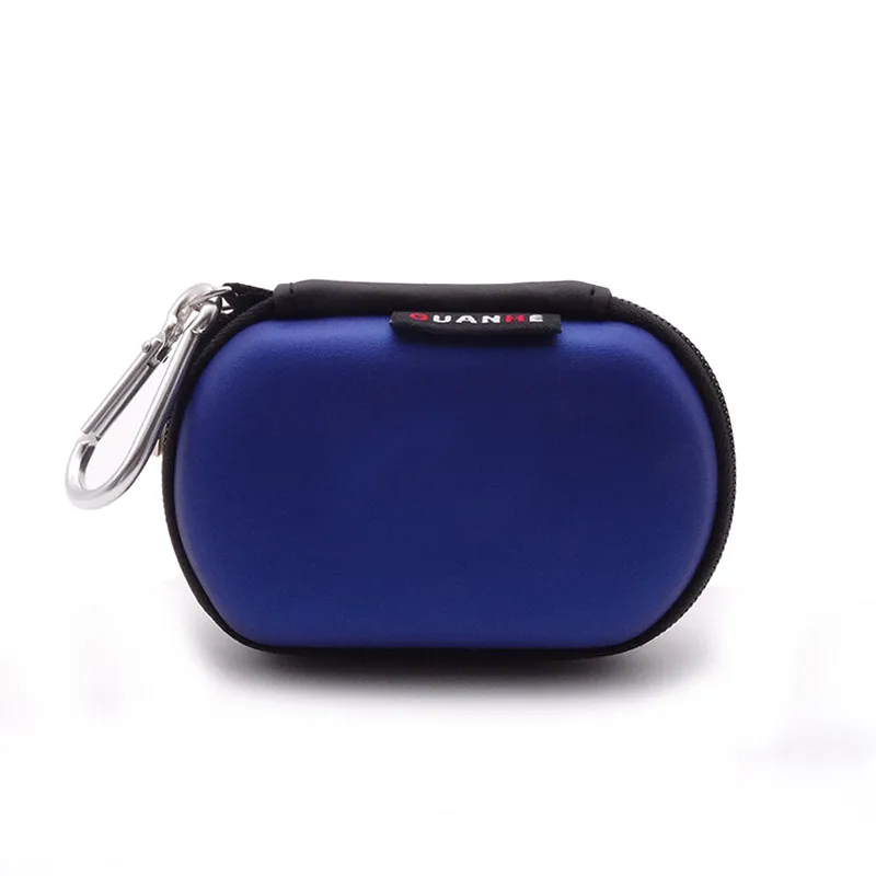USB флэш-накопитель, чехол для переноски, защитный чехол, сумка для хранения, чехол для наушников, органайзер для кабеля, аксессуары, коробка для хранения - Цвет: blue