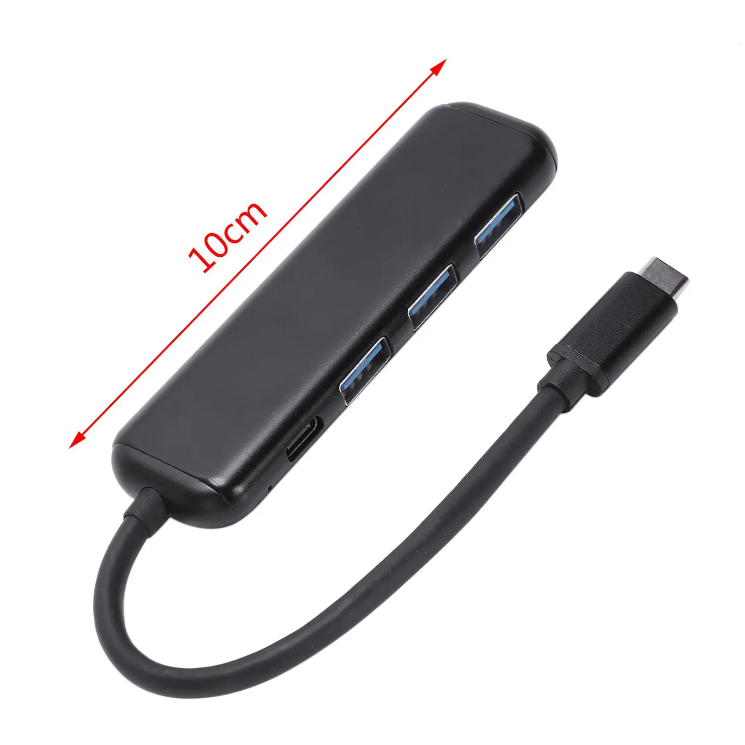 Портативный 5 в 1 type-C Usb 3,0 алюминиевый сплав концентратор адаптер с Pd быстрое зарядное устройство для ноутбука Macbook(черный