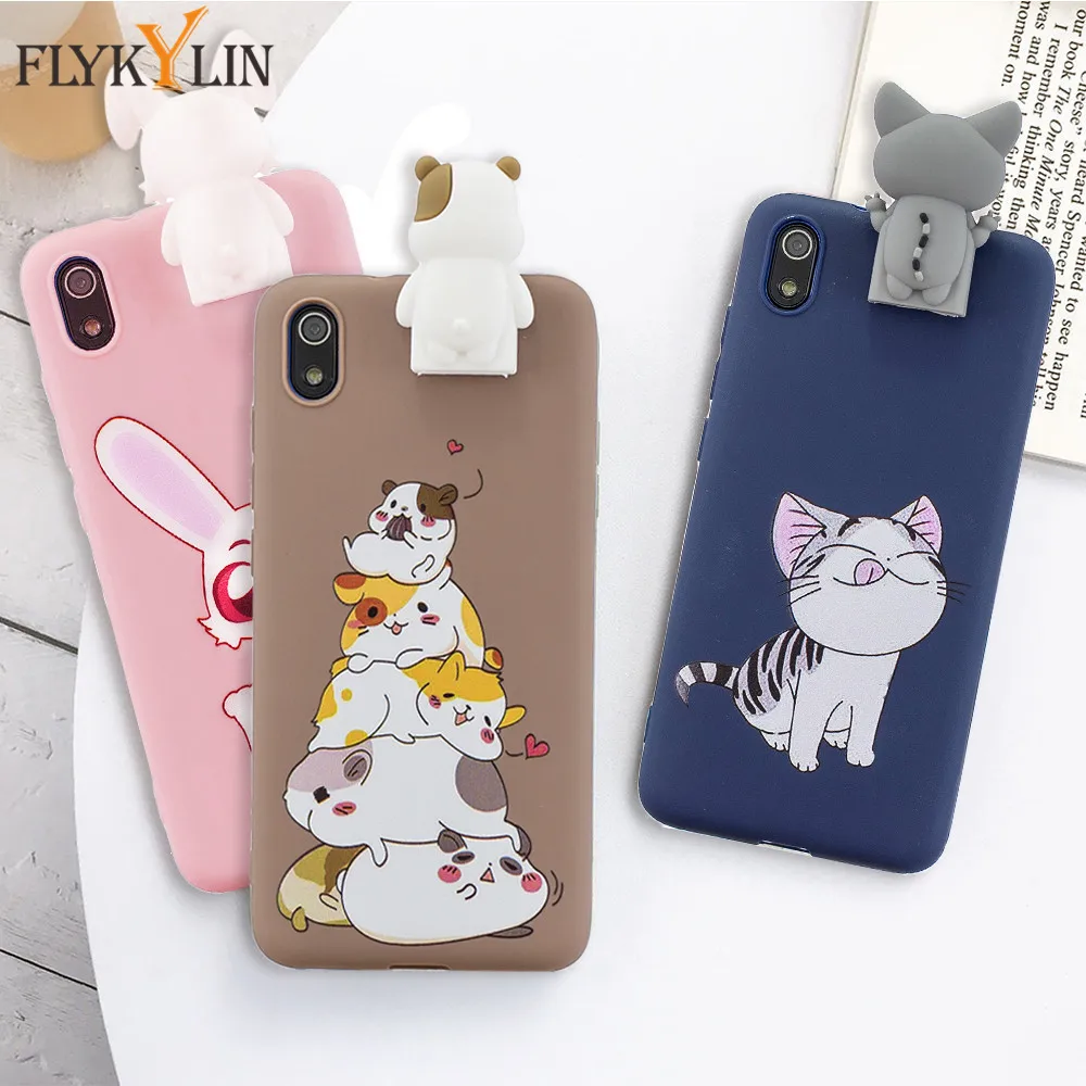 3D Diy Cartoon Animal Phone Case For Xiaomi Redmi Note 7 8 Pro Mi CC9E 6A 7A S2 K20 G0 4X 5 6 Panda Back Cover |