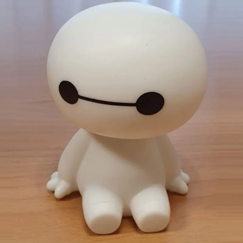Робот Baymax с милой виброголовкой украшение автомобиля аксессуары подарок