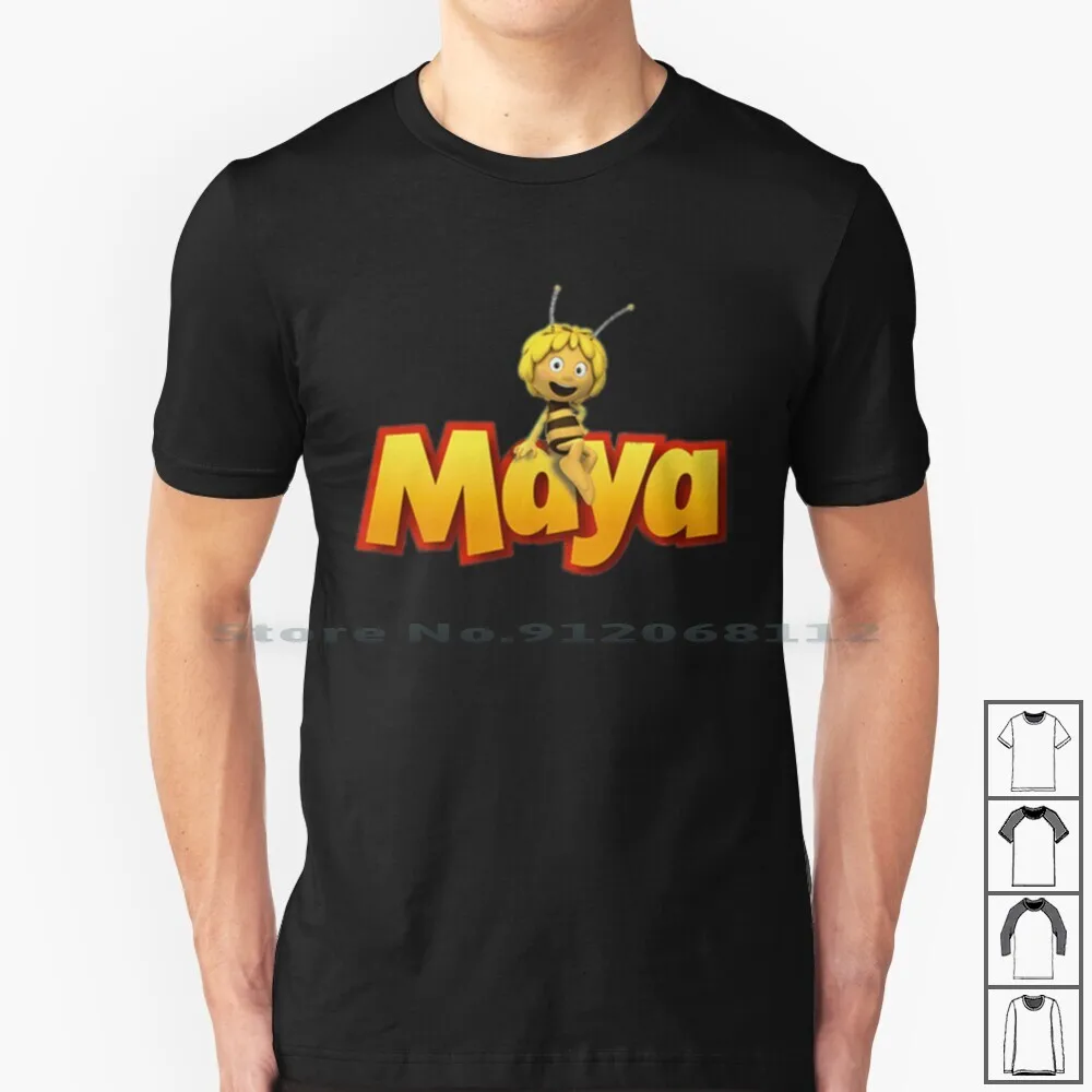 Maglietta Maya The Bee 100% Cotone Maya The Bee Animaniacs Wakko Pinky And The Brain Cartoni Animati Vintage Maya Bee Willy The Bee