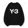 Brand Luxury Yohji Hoodie For Men 2021 New Yamamoto Top Winter Men's Black Pure Cotton Designer Y/3 Round Neck Hoodie 1