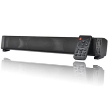 Саундбар bluetooth динамик звуковая панель беспроводной портативный hifi ТВ aux Rechargeabl колонки с пультом дистанционного управления для ПК Surround bar