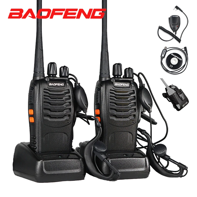 Baofeng BF 888S двухстороннее радио 6 км иди и болтай Walkie Talkie “иди 5 Вт Портативный CB Ham