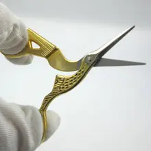 Новые ножницы из нержавеющей стали Ретро Кран форма Stork вышивка шитьё Инструменты меры ручные ножницы для вышивки крестом SEP99