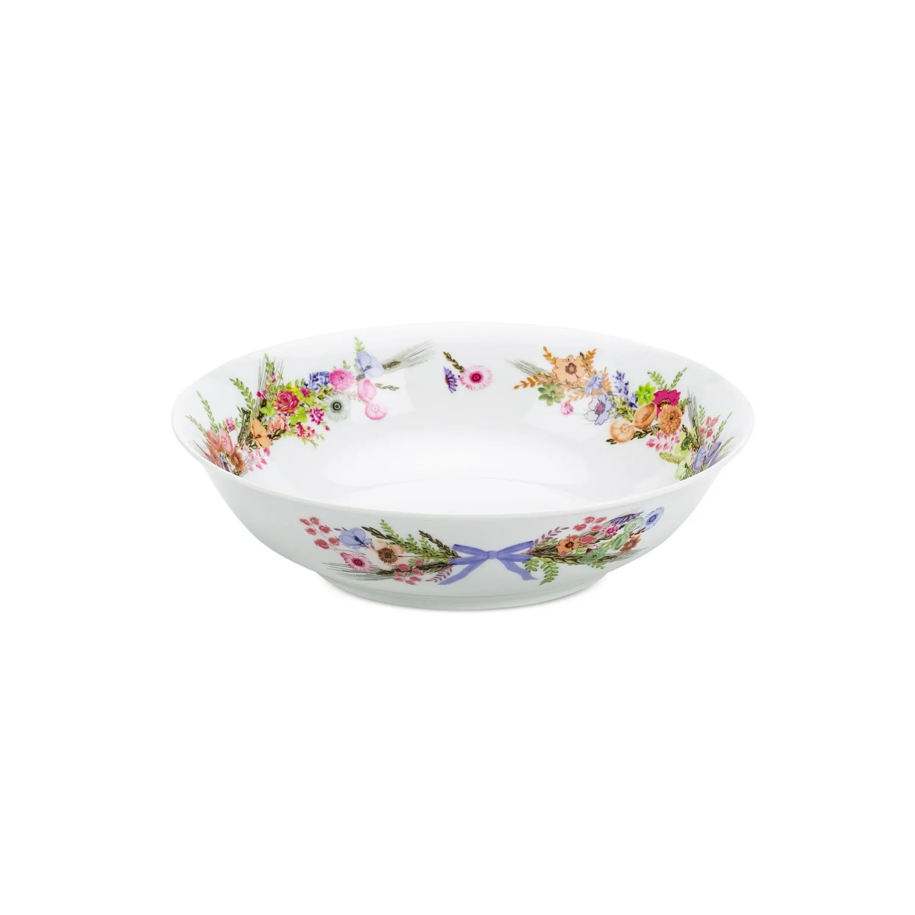 Столовый набор Domenic CROWN OF FLOWERS 19 предметов