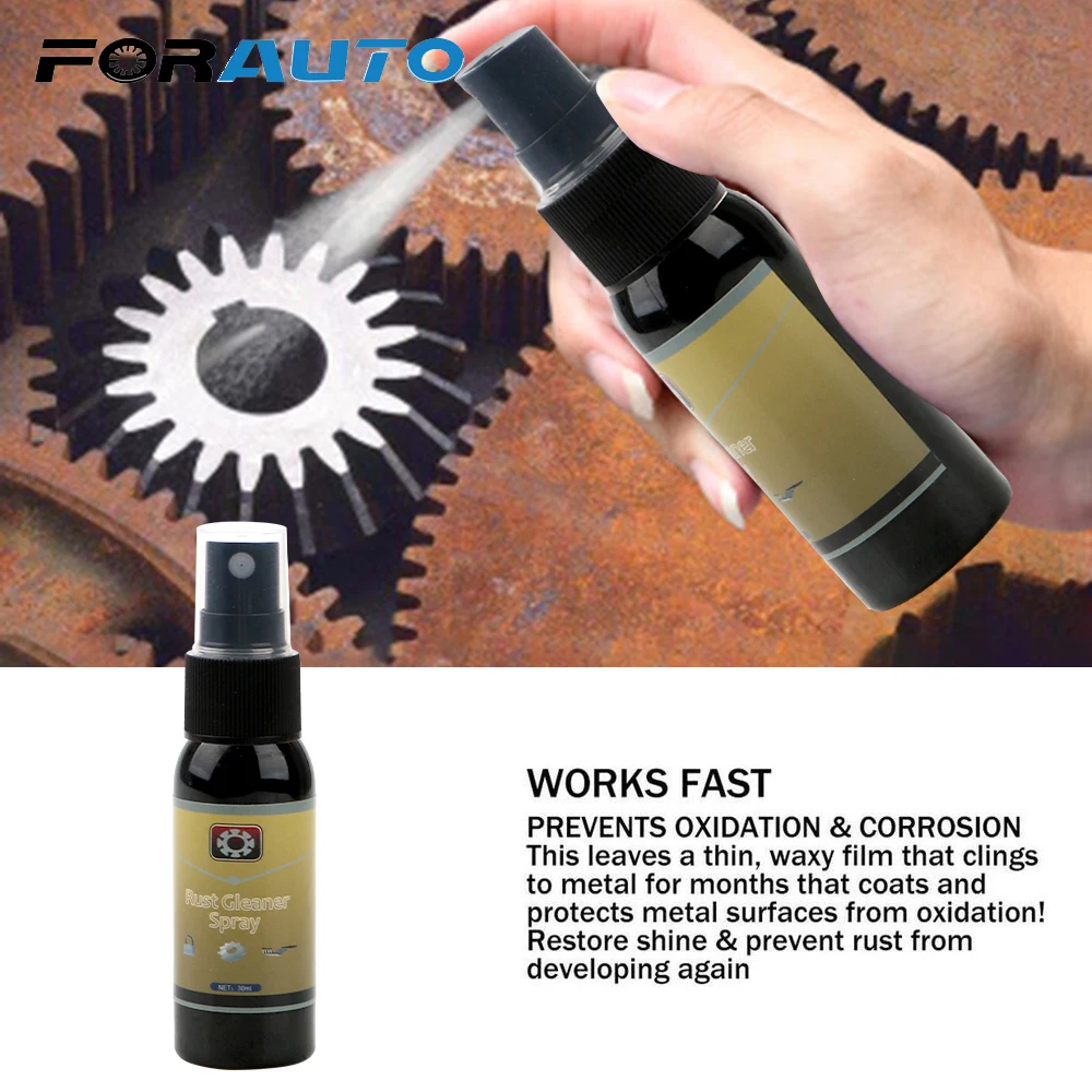 FORAUTO Car Rust Remover Spray Cleaning Tools 30ML Anti rust Lubricant