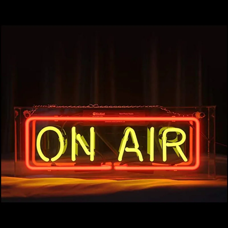 On Air Neon Sign Board Handmade Neon Wall Signs for Room Decor Home Gameroom Girls Pub Hotel Beach wall Recreational Game Window