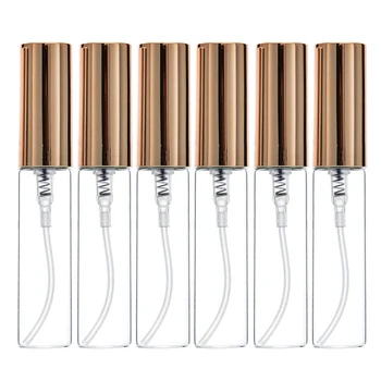 

6 Pcs 5Ml Refillable Mini Perfume Spray Bottle Spray Atomizer Portable Container Perfume Bottle
