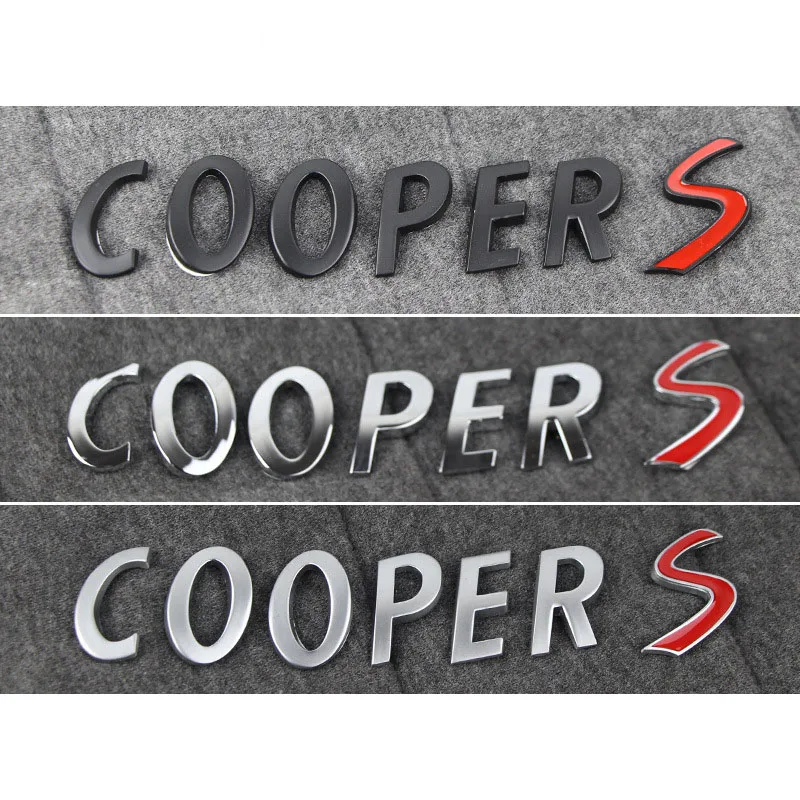 3D задняя наклейка для Mini Cooper S R55 R56 R50 R52 R59 F54 F55 F56 JCW Cabiro Clubman земляк хром авто наружная Декаль
