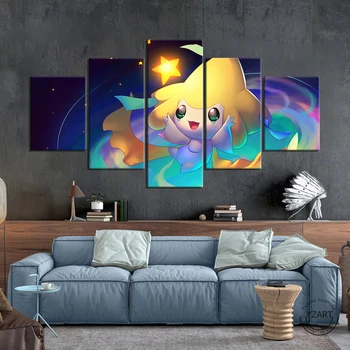 

Jirachi Cute Game Cartoon Poster Wall Picture for Home Decor