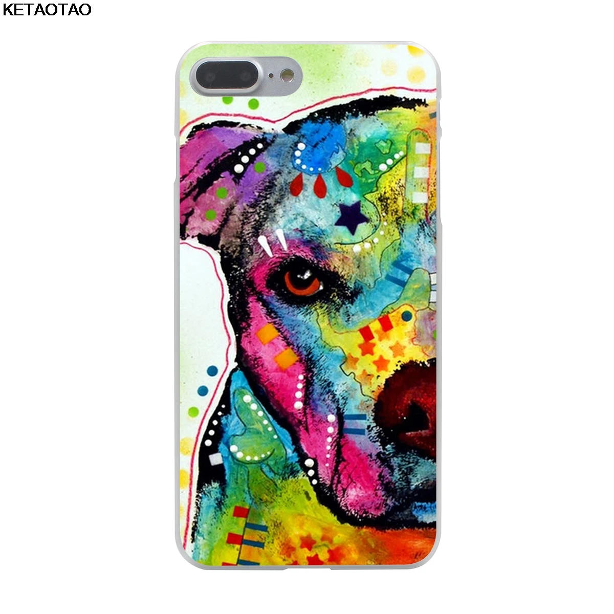 Чехол для телефона KETAOTAO Pitbull dog s для iPhone 4S SE 5C 5S 6S 7 8 Plus X XS XR 11 Pro Чехол кристально чистый мягкий TPU чехол s - Цвет: Зеленый