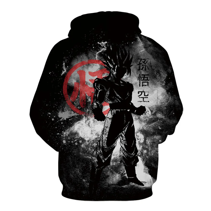 

Autumn Fun 3d Men's Hoodie Dragon Ball Z Goku 3d Printing Men And Women Street Fashion Hip-Hop Clothing Hoodie Tops