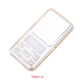 

Mini Digital Scale High Accuracy Backlight Electric Pocket Jewelry Gram Weight Measuring Tool