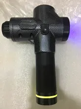 Pantalla LCD masaje arma profundo masajeador muscular dolor muscular cuerpo masaje de cuello ejercicio de relajación adelgazar la alivio del dolor