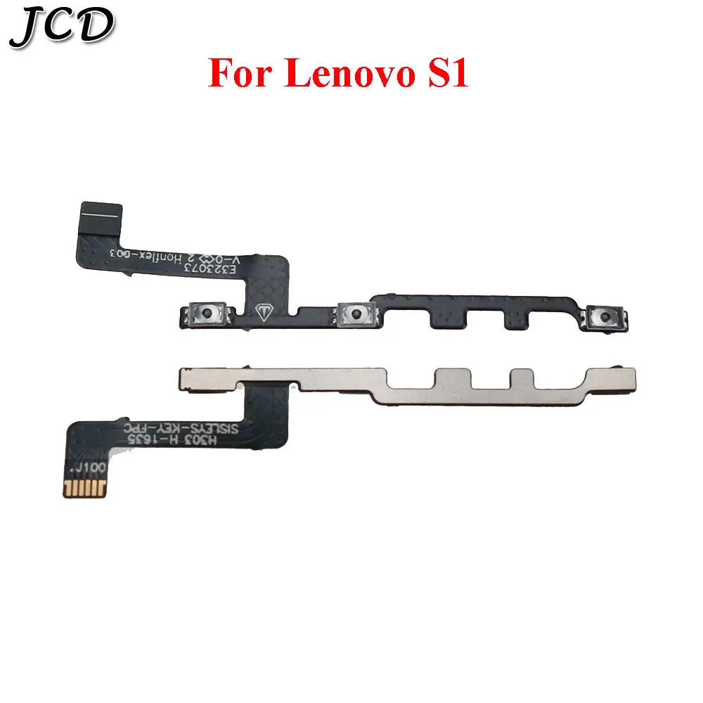 

JCD Power Volume Button Switch On Off Button Key Flex Cable For Lenovo Vibe S1 S1c50 S1a40 Replacement Switch On