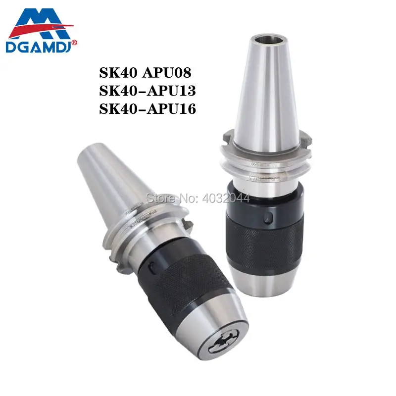 

Tool holder DIN69871 SK40 APU08 SK40-APU13 SK40-APU16 SK-APU holder for APU drill chuck high precision keyless drill chuck
