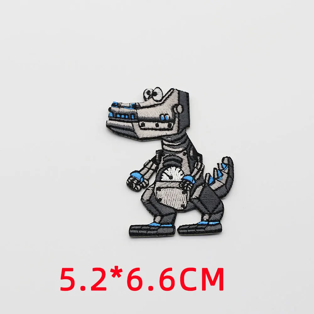 Alien Clothing Patch Embroidery Cloth Stick DIY Sewing Accessories Robot Badge Clothing Decal Decoration Iron Patch