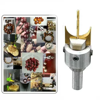 

Woodworking Drill Bits set Carving Cutting For ball shape Beads maker Wrench Handle