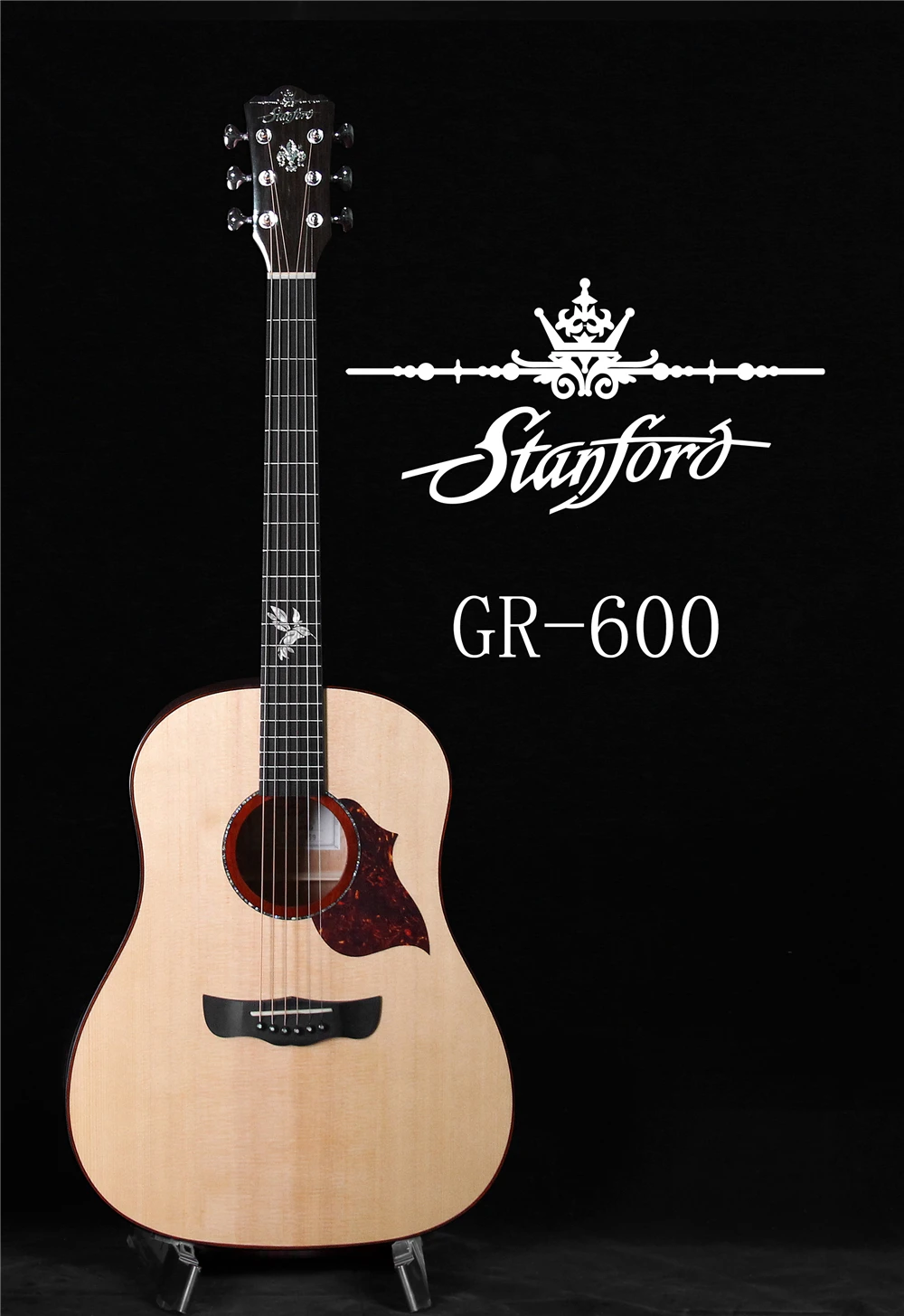 ST. PAUL GR-600 GF-600 Акустическая гитара из цельного дерева, акустическая электрогитара