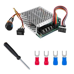 FashionPWM DC10-55V 12V 24V 36V 48V 60A PWM DC Motor Speed Controller Reversible Switch Set DC Brush Motor Tool