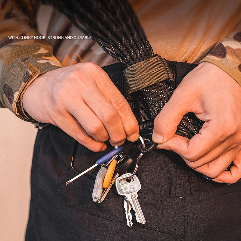 Multifunctional Glove Storage Buckle EDC Outdoor Tactical Glove Climbing Rope Storage Buckle