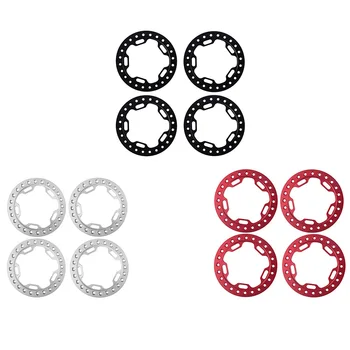 

4Pcs 52MM Aluminum Alloy 1.9 inch Wheel Outer Ring for 1/10 RC Crawler Axial SCX10 90046 Traxxas TRX4 1.9 Wheel Rims