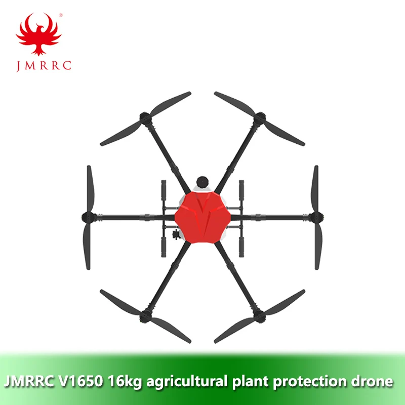 

JMRRC V1650 16kg Agricultural plant protection drone waterproof flight platform pure carbon fiber hexacopter folding frame
