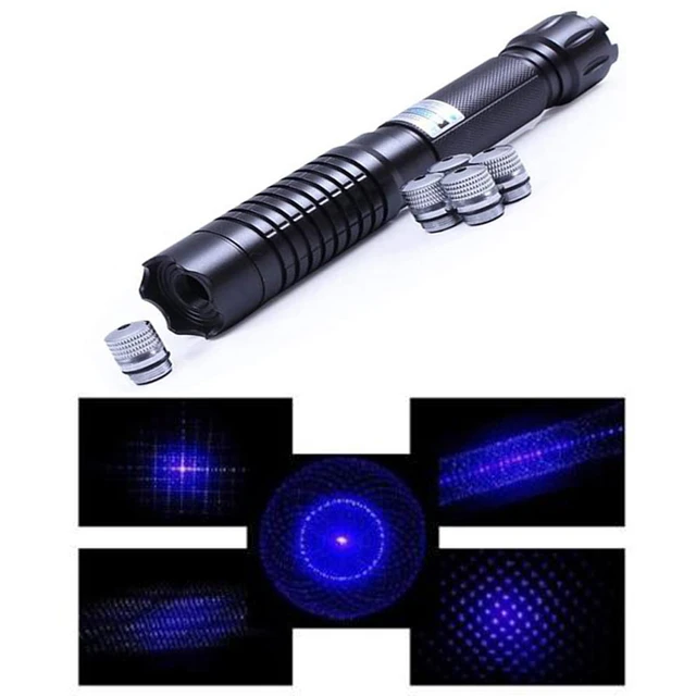 Powerful Blue Laser Pointer 450nm 10000m Focusable Blue Laser