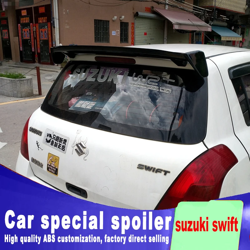 Высококачественный спойлер из АБС пластика для suzuki swift style больших спойлеров с