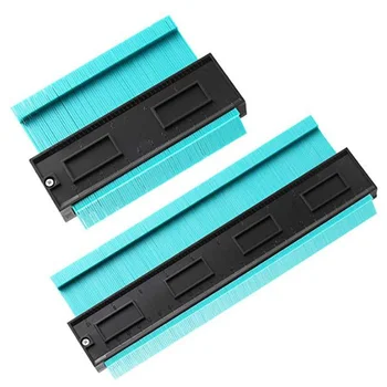 

2 Pieces Contour Gauge Duplicator 5 Inch 10 Inch Multi-Functional Contour Profile Gauge Duplicator Edge Shaping Measure Ruler fo
