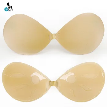 

Nudebra Strapless Underwear Chest Paste Female Wedding Dress with Push up on the Chest Pad Silicone Nipple Sticker Cross Border