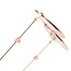 Heart Design Women Myopia Glasses Cute Girls Gradient pink Lens Sunglasses Female Fashion Nearsighted Spectacles 0,-1.0~-6.0 L3 2