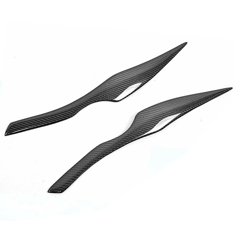 

Carbon Fiber Headlight Eyelid Cover Eyebrow Trim Decal for BMW 3 Series E90 E91