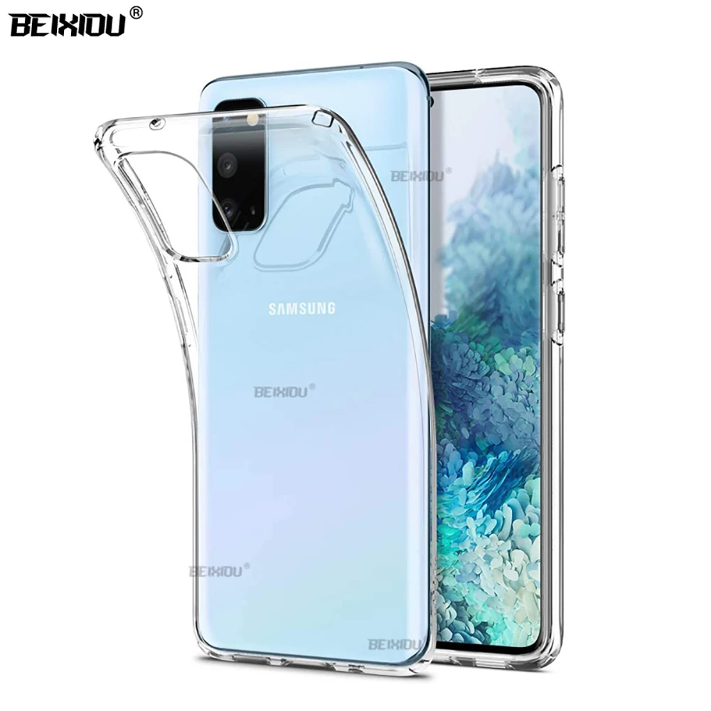 S20 чехол для Samsung Galaxy Plus TPU силиконовый прозрачный мягкий Ultra 5G защитная задняя