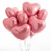 5 uds 18 pulgadas oro rosa globos de papel de aluminio con diseño de amor y corazón globo de helio boda globos Decoraciones para fiesta de cumpleaños fiesta de los niños adultos globo ► Foto 3/6