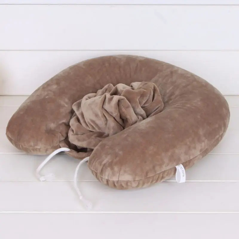 U-образная Подушка с капюшоном для путешествий, для сна, поддержка шеи, подушка для офиса, удобная для путешествий, для офиса, дома