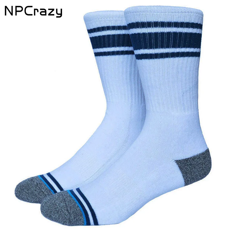 Носки Новые термальные лыжный носок для мужчин простые однотонные носки для скейтбординга Открытый Спорт Meias баскетбол носки для мужчин