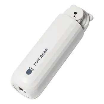

2 in 1 Summer Handheld Small Fan Retractable Little Bear Mini Fan Portable Mobile Power Air Cooler Personal Air Conditioner