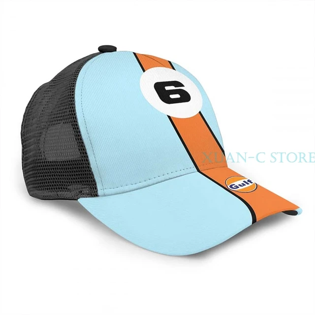 Gulf Racing Basketball Cap men women 