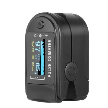 

1 set OLED screen Finger clip oximeter monitoring finger oxygen pulse blood oxygen saturation detector Oximeter